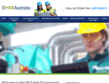 Tablet Screenshot of hseaustralia.com.au